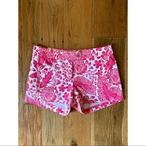 J. Crew Pink Floral Printed Shorts